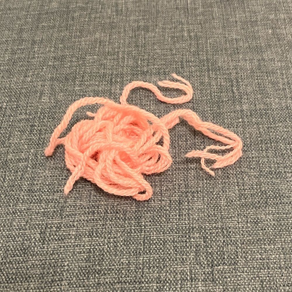 Pink Needlepoint Thread Yarn